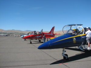 Jet lineup at the Reno Air Races