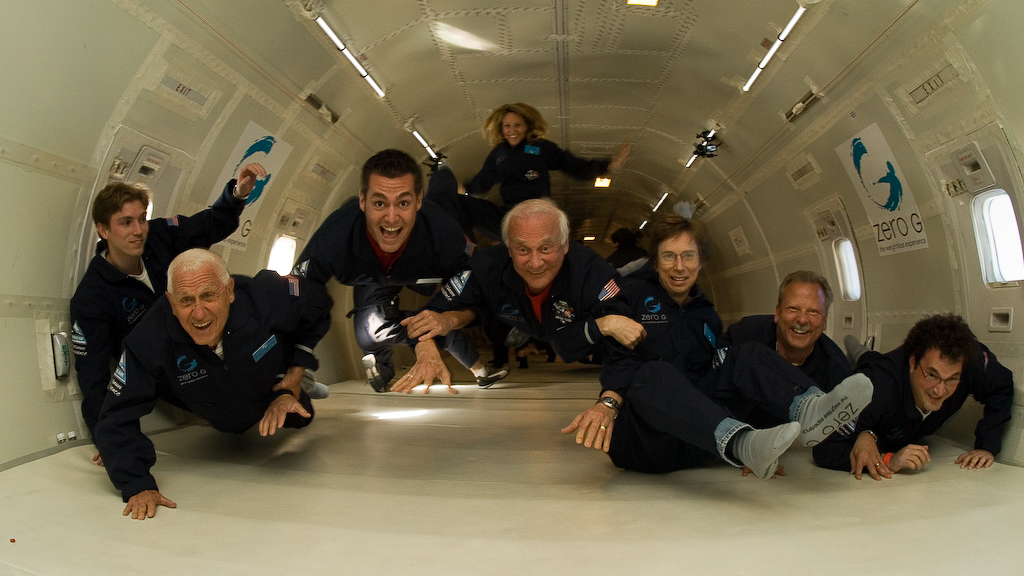 Haley Jackson Buzz Aldrin Zero G